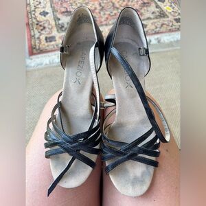 Capezio strappy dance shoes